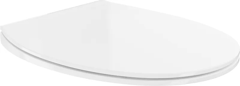 Mexen Egg tampa de queda lenta slim, duroplast, branco brilhante - 39243000