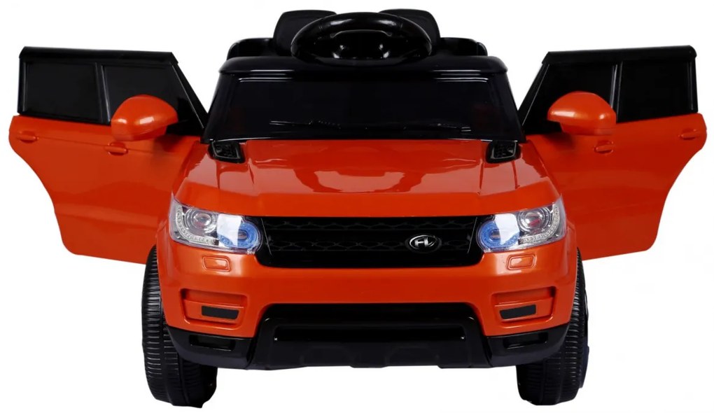 Carro elétrico para Crianças Start Run, 12V Rodas e assento plástico Laranja