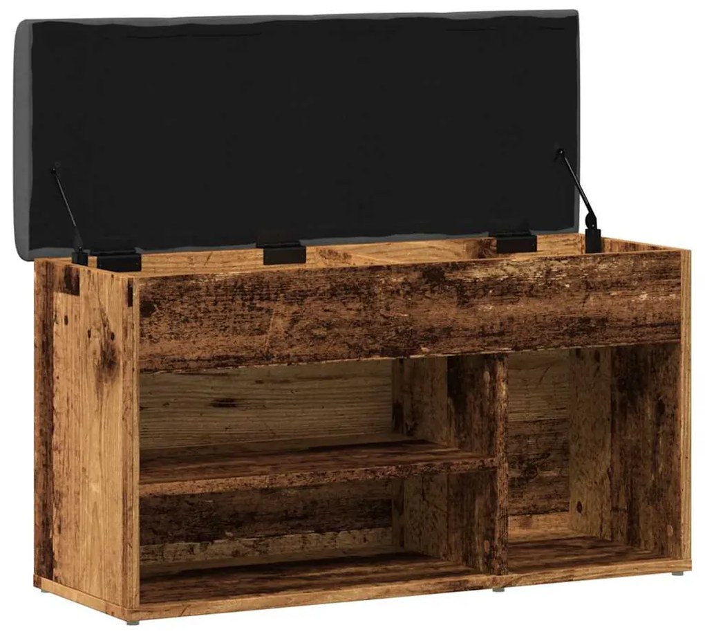Banco sapateira 82x32x45,5 cm derivados madeira madeira velha
