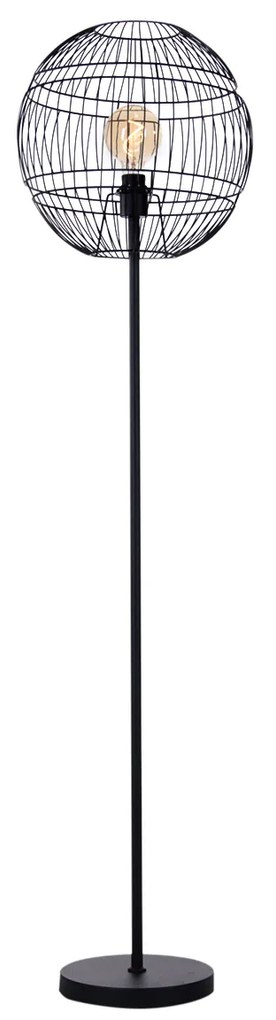 Candeeiro de pé moderno preto - Sphaera