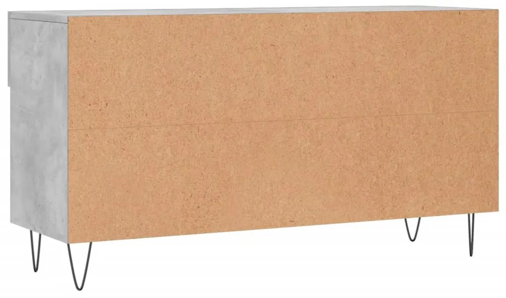 Banco sapateira 102x35x55 cm derivados madeira cinzento cimento