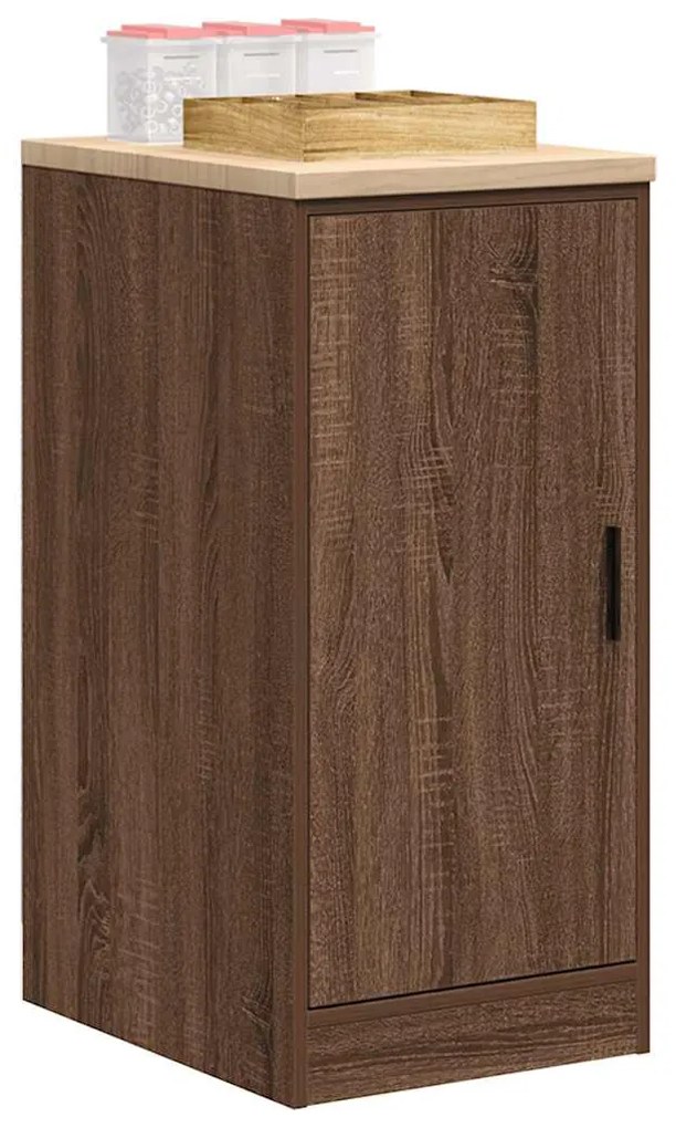 Armário de arrumação de garagem Carvalho Castanho 40x51x85 cm