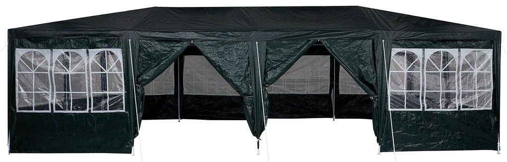 Tenda de Festa com 12 Paredes Verde 8x4 m PE