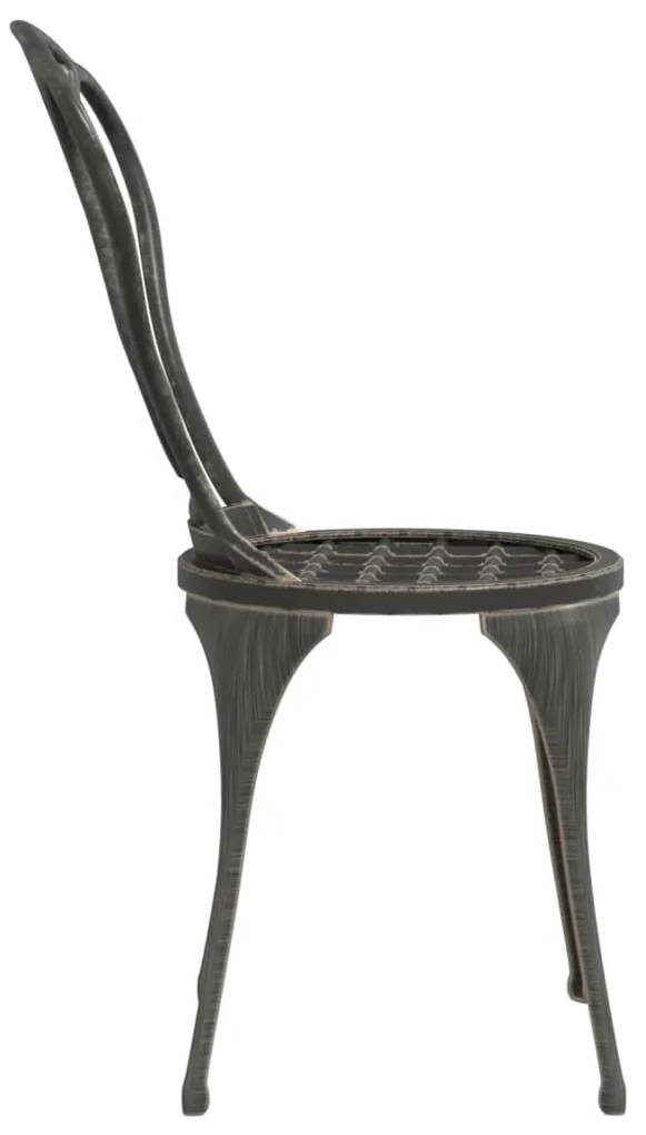 3 pcs conjunto bistrô alumínio fundido bronze