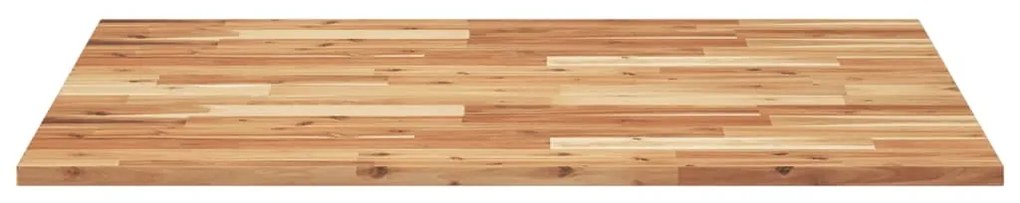 Tampo de mesa retangular 100x80x2 cm madeira de acácia maciça