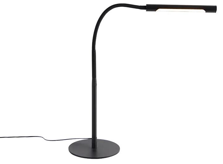 Candeeiro de mesa design preto incl. LED com dimmer de toque - PALKA Design