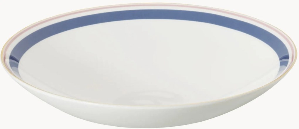Taças de servir em porcelana fine bone china Capri, conjunto de 6