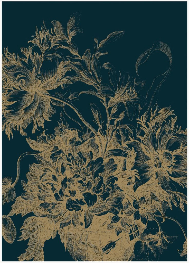 Papel de parede Gold Metallic
