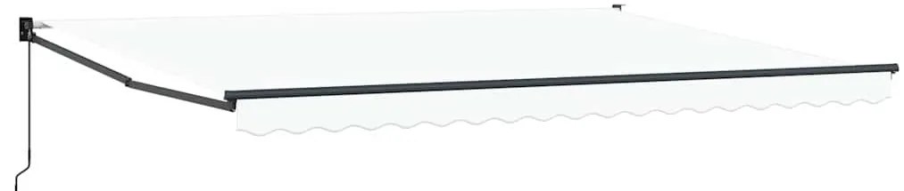 Toldo Retrátil Manual Branco 450x300 cm