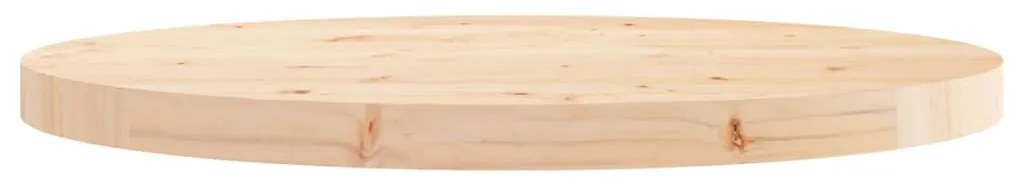 Tampo de mesa redondo Ø60x3 cm madeira de pinho maciça