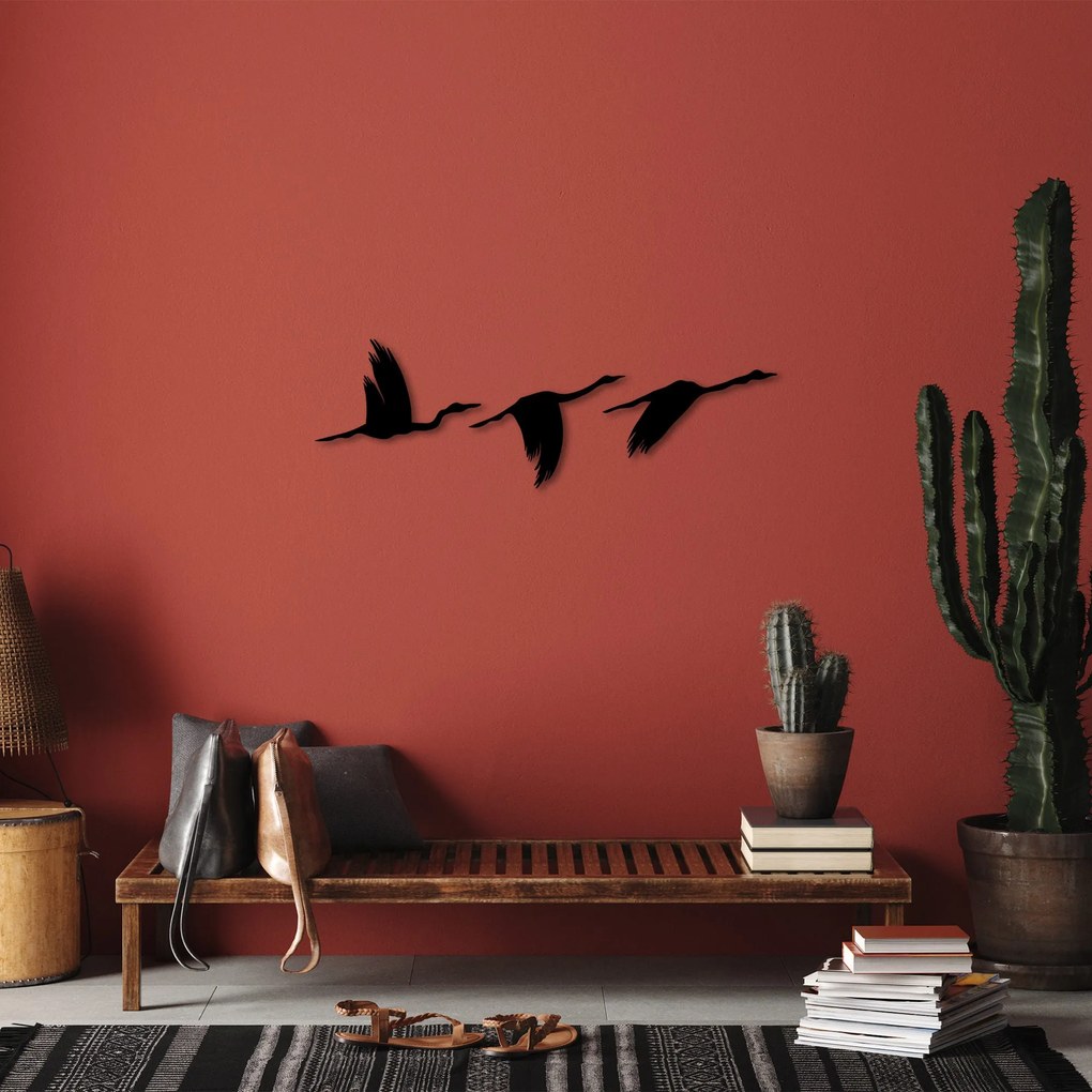Acessório Decorativo de Parede Migrant Birds – Preto – 11 x 16 cm, 14