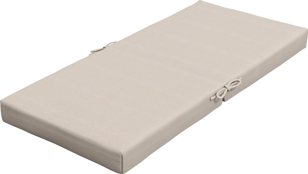 Conjunto de 2 almofadas de exterior para cadeira com encosto (CADEIRAS NÃO INCLUIDAS), com presilhas, enchimento de 8 cm, dimensões: 112 cm (C) x 51 c
