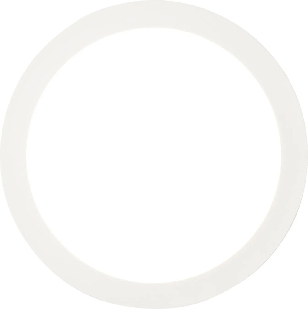 Candeeiro de teto embutido branco 30 cm com LED regulável em 3 níveis IP44 - Steve