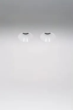Pack De 2 Downlights Led Embutidos Sem Moldura Trimless Redondos Ø3,6 Cm Para Exterior Em Alumínio Luisiana Branco & Branco 3000k & 3 W & 38º - Sklum