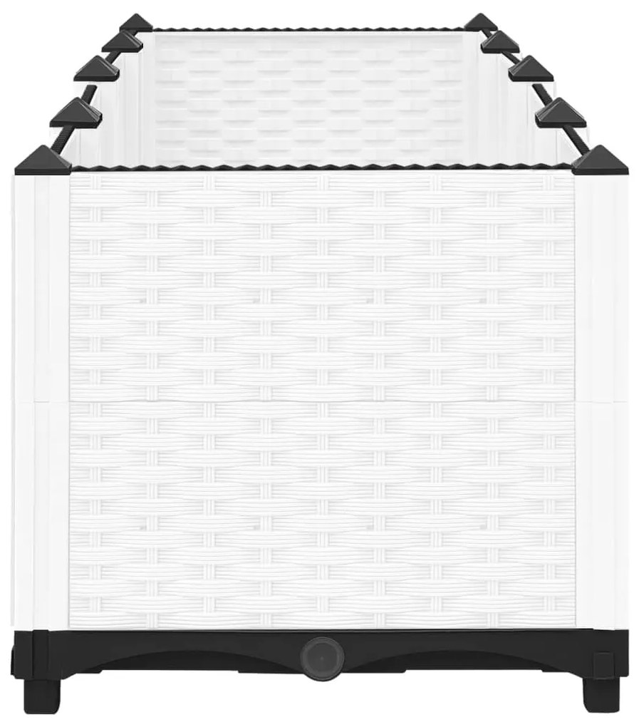 Canteiro elevado 160x40x38 cm polipropileno