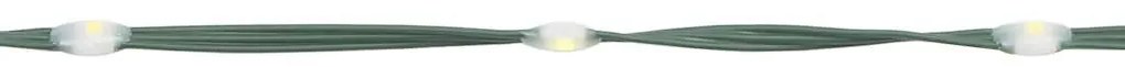 LED Árvore de Natal 483 LEDs Branco Quente 240 cm