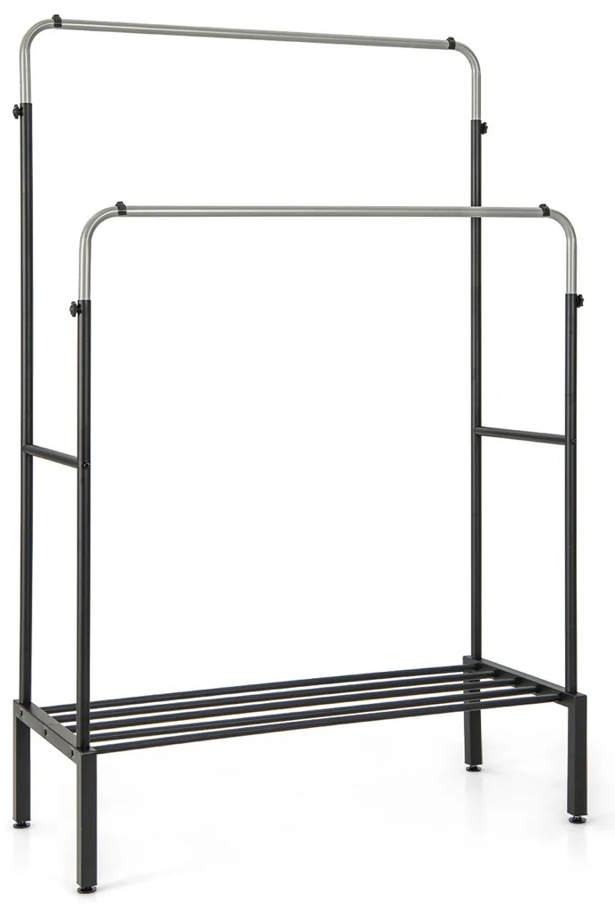 Cômoda de tecido com 5 gavetas para quarto - Branca