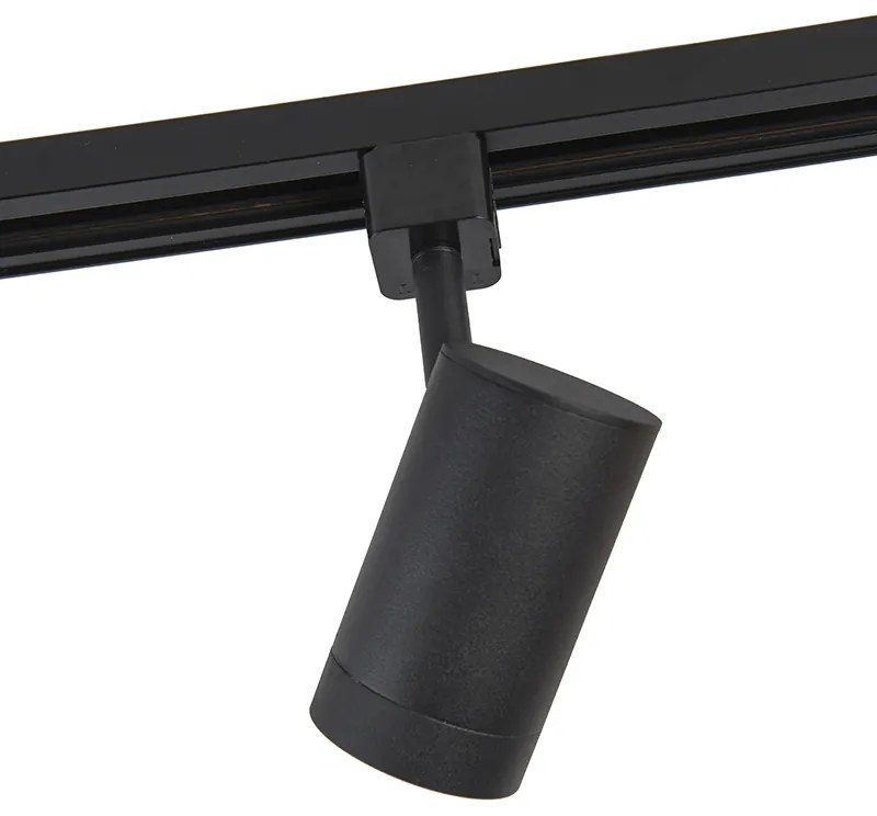 LED Projetores inteligentes para calhas de iluminação preto monofásico com Wifi GU10 - Jeana Moderno