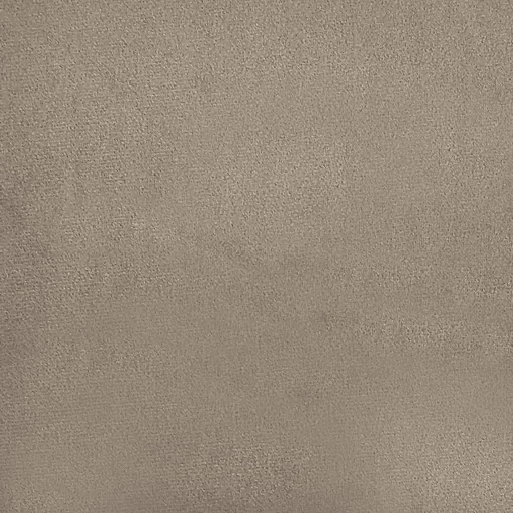 Sofá 2 lugares c/ almofadas 140 cm microfibra cinza-acastanhado