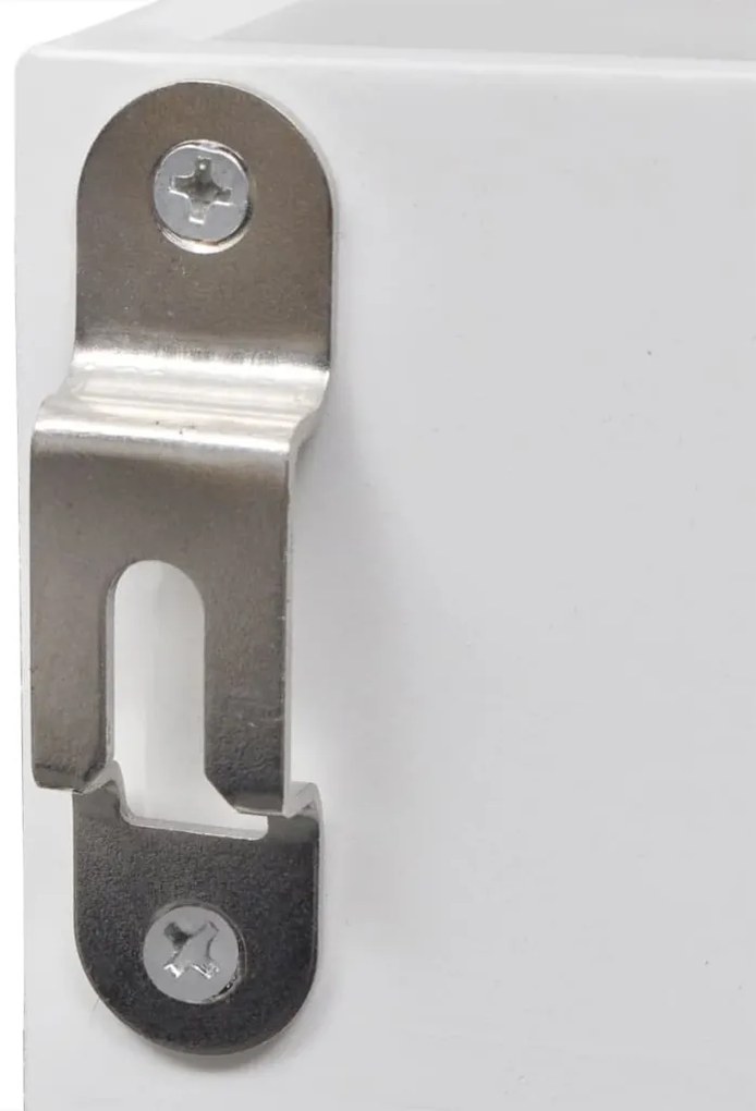 Armário de parede para exposição de livros/DVD/copos MDF branco