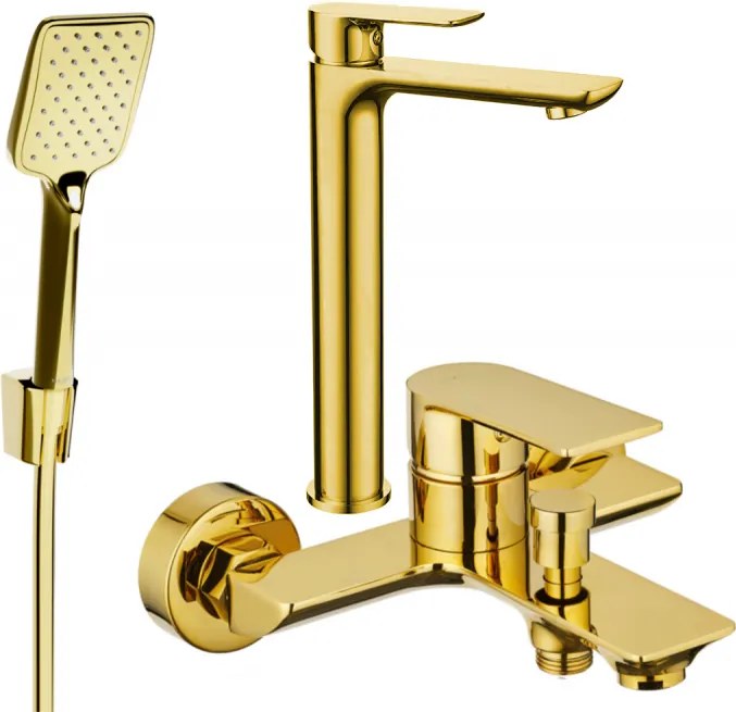 Mexen Alfa Conjunto de banho R62, dourado - 745713R62-50
