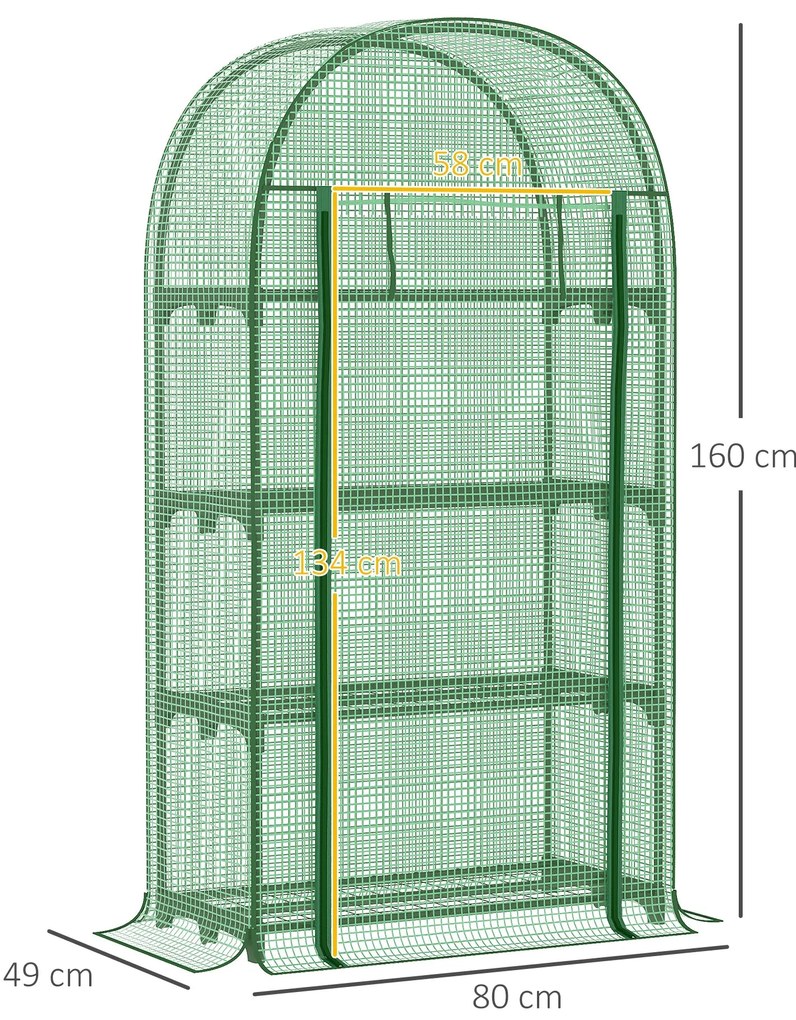 Estufa de Jardim Vertical com 4 Prateleiras – Jardinette Verte Plus –