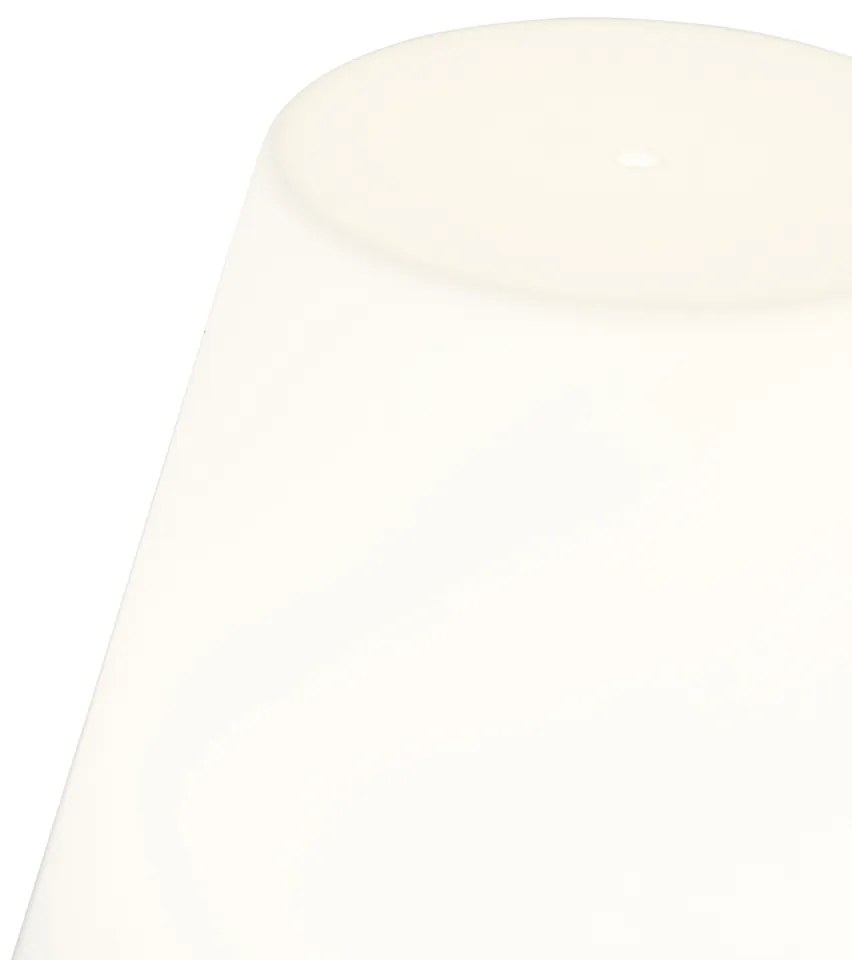Candeeiro de mesa cinzento escuro com LED recarregável com dimmer tátil - Renata Design