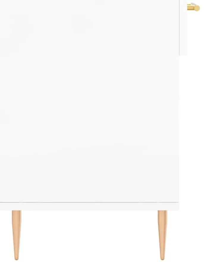 Banco sapateira 102x35x55 cm derivados madeira branco brilhante