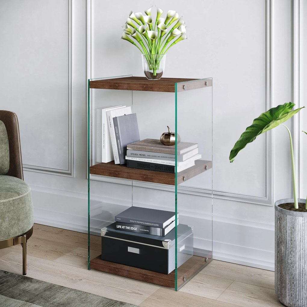 Estante R300 – Nogueira – 40 cm x 80 cm x 35 cm