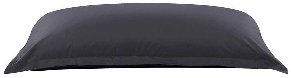 Pufe almofada preto 140 x 180 cm FUZZY Beliani