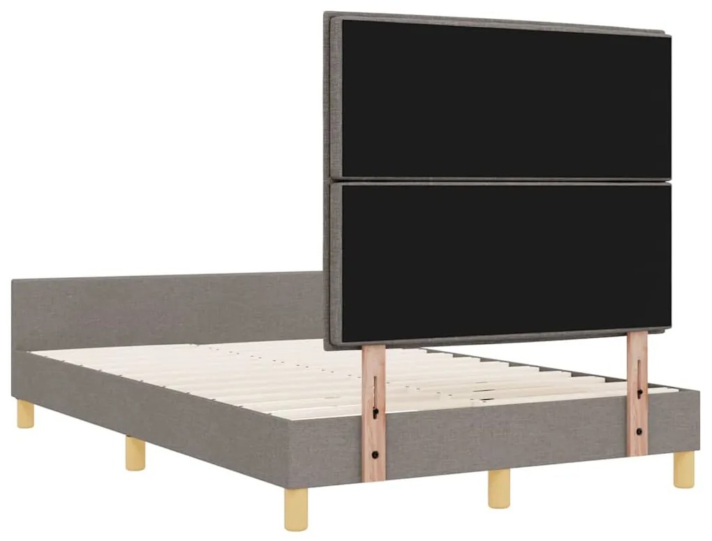 Estrutura de Cama vidaXL Taupe 120x200 cm Tecido