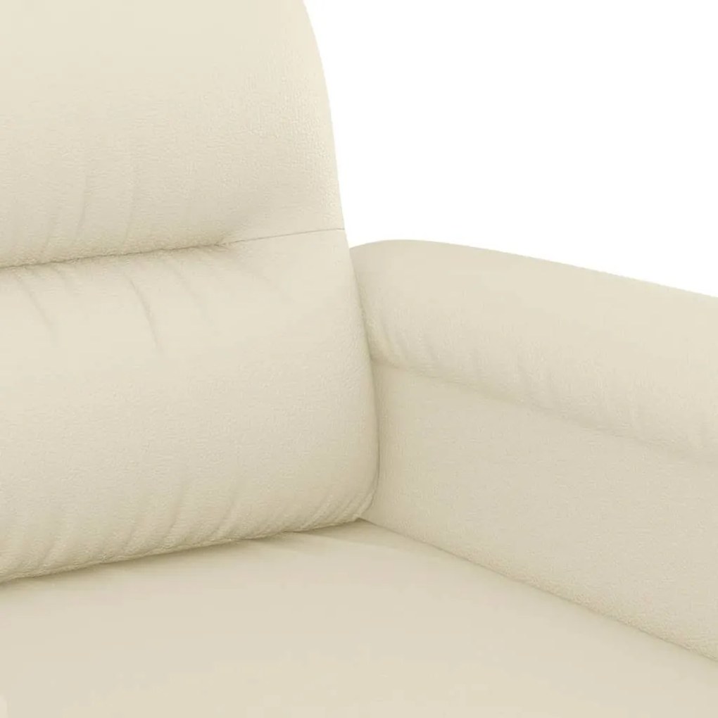 Poltrona 60 cm couro artificial creme