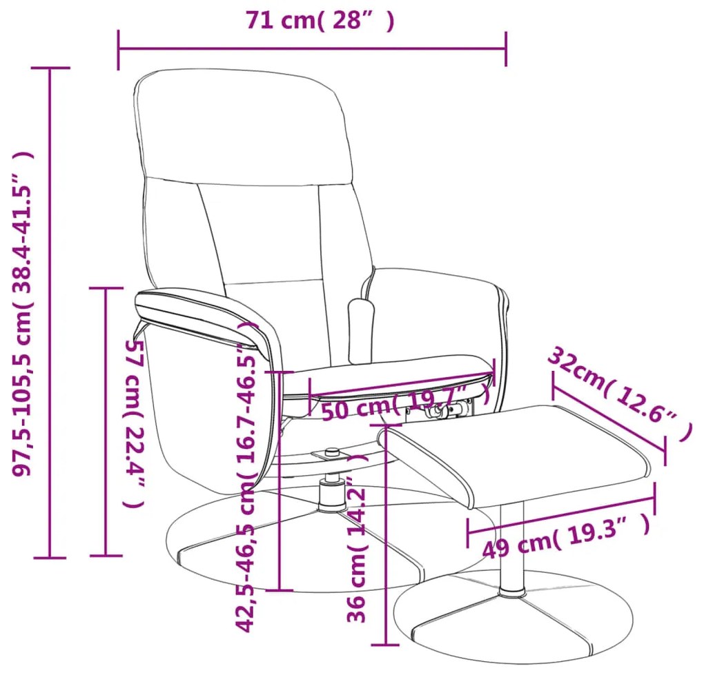 Cadeira massagens reclinável c/ apoio pés veludo cinza-escuro