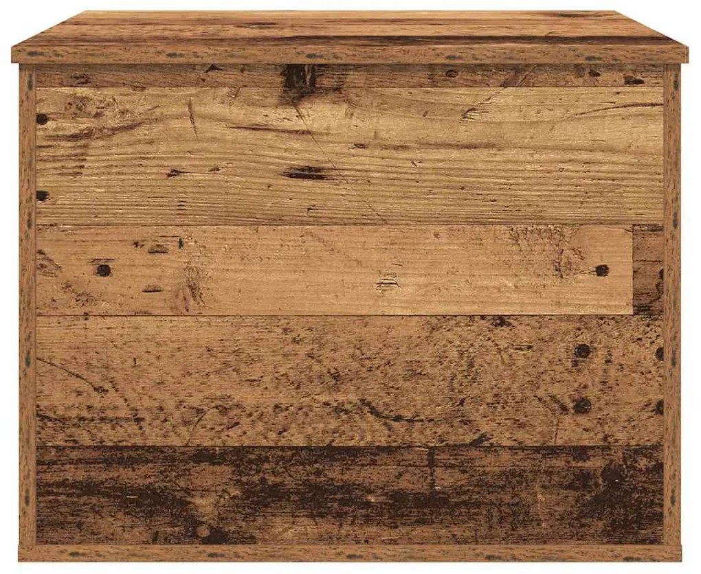 Baú de Armazenamento vidaXL com Tampa Madeira Velha 60x42x46 cm Madeir