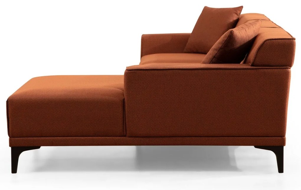 Sofá de Canto Petra – Laranja – 145 x 250 cm