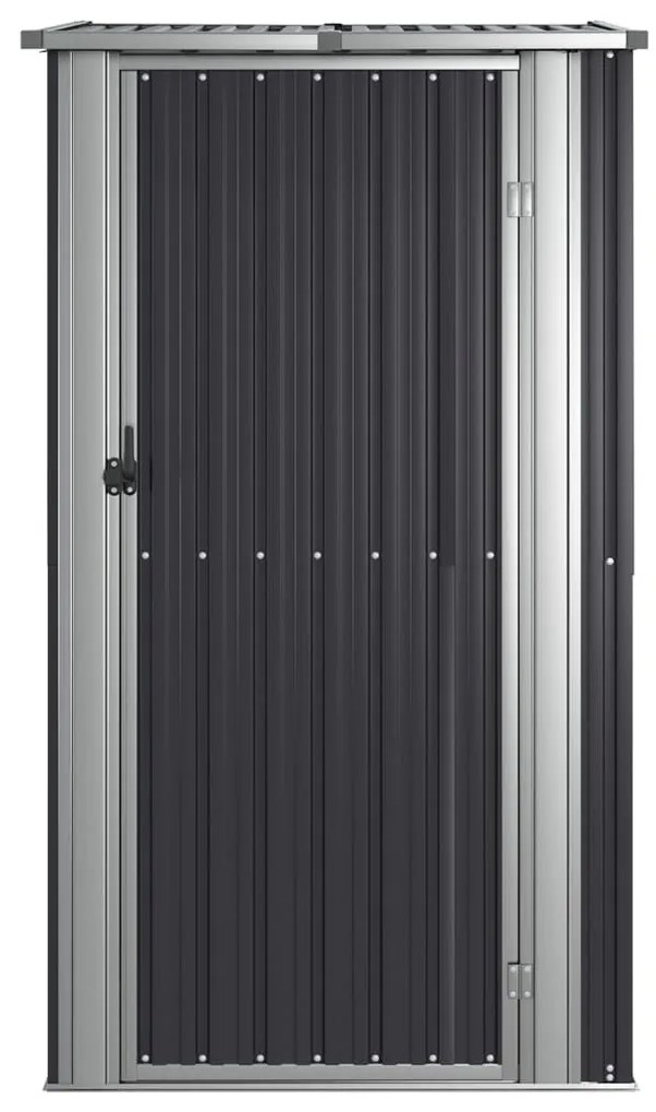 Abrigo de jardim 118,5x97x209,5 cm aço galvanizado antracite