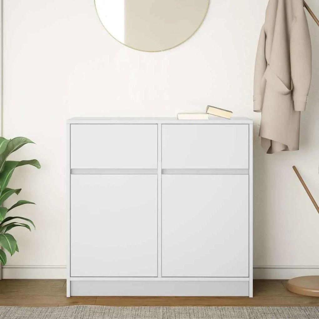 Aparador c/ gaveta 80x34x76 cm derivados de madeira branco