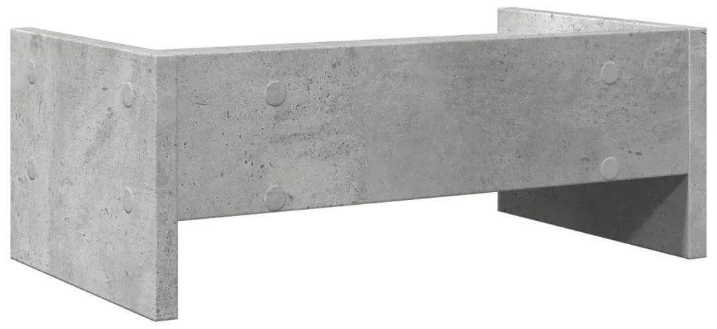 Suporte para monitor 42x24x16 cm deriv. madeira cinza cimento