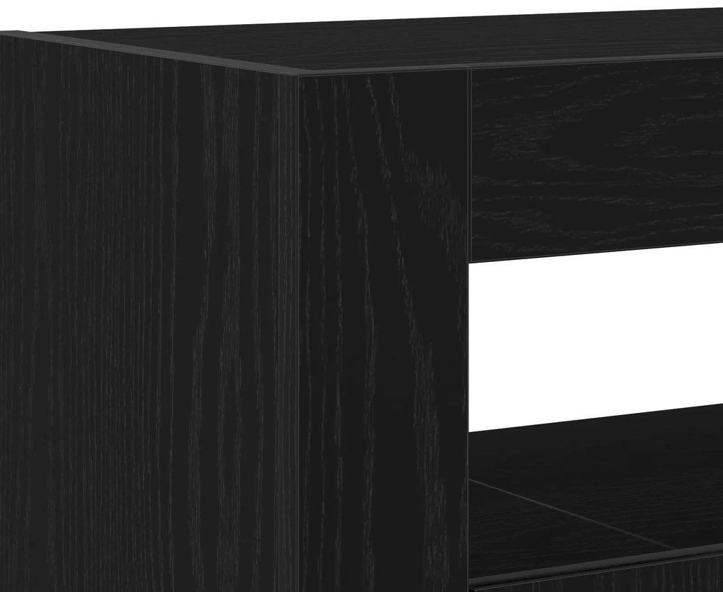 Sideboard Carvalho preto Madeira engenheirada 116 x 30 x 75 cm