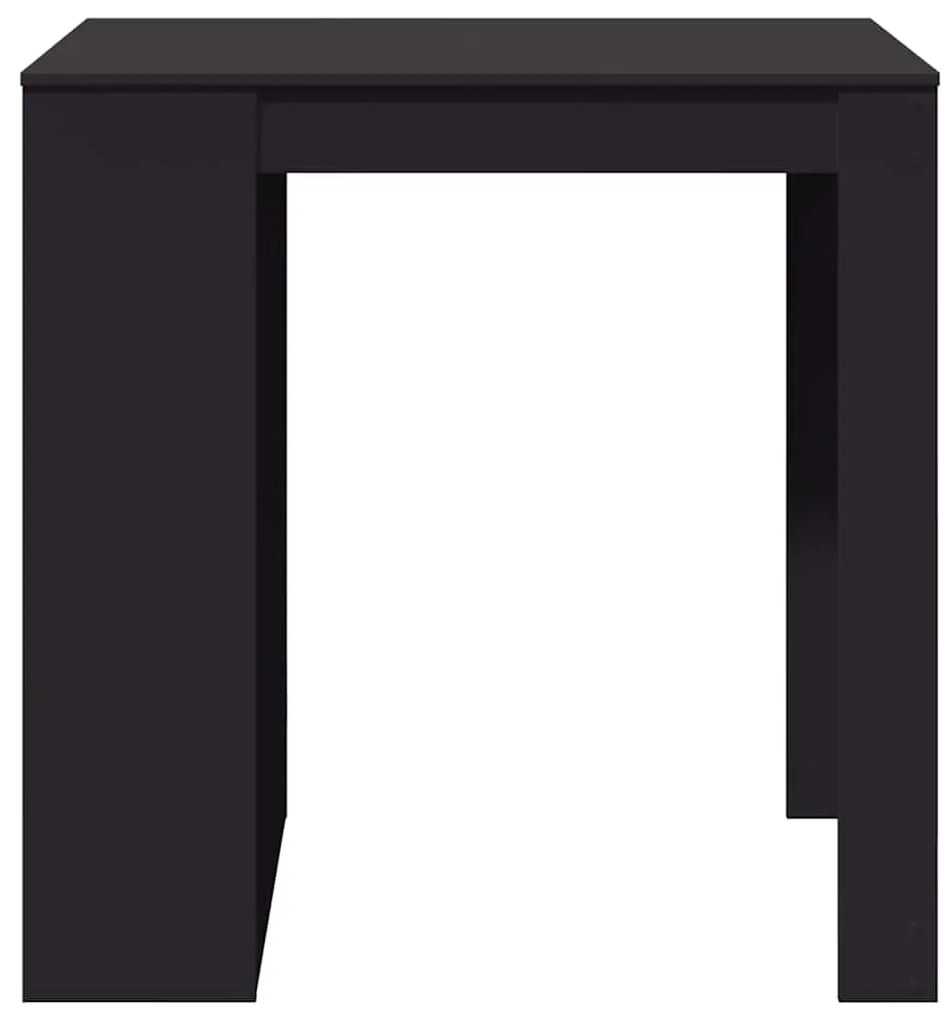 Mesa de bar 102x70x103,5 cm derivados de madeira preto