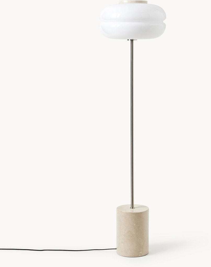 Candeeiro de pé com base em mármore Bun