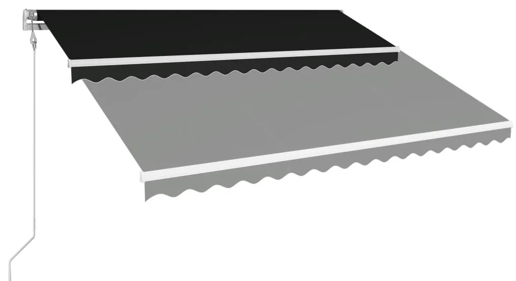 Toldo retrátil automático 450x300 cm antracite