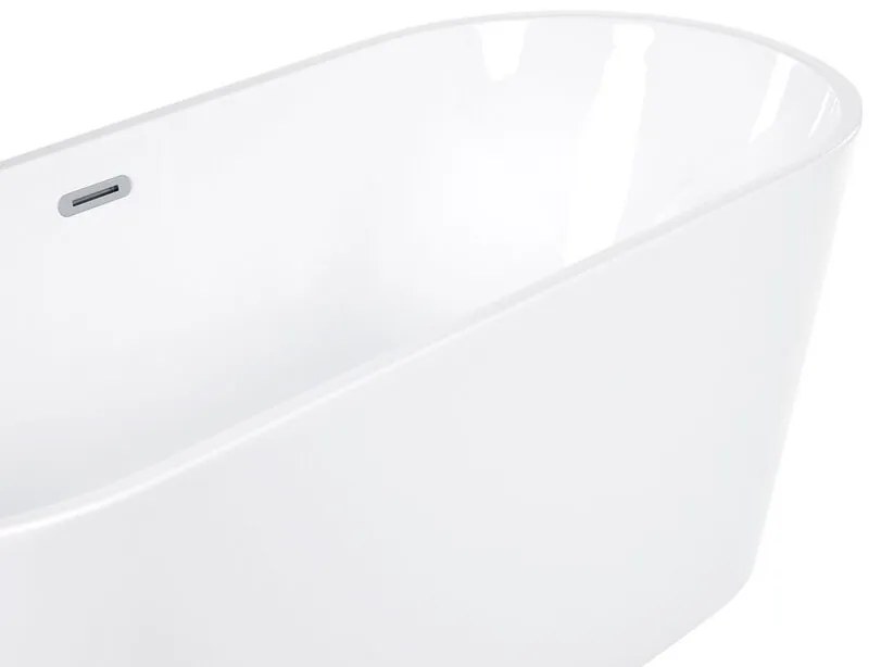 Banheira autónoma em acrílico branco 170 x 72 cm HAVANA Beliani