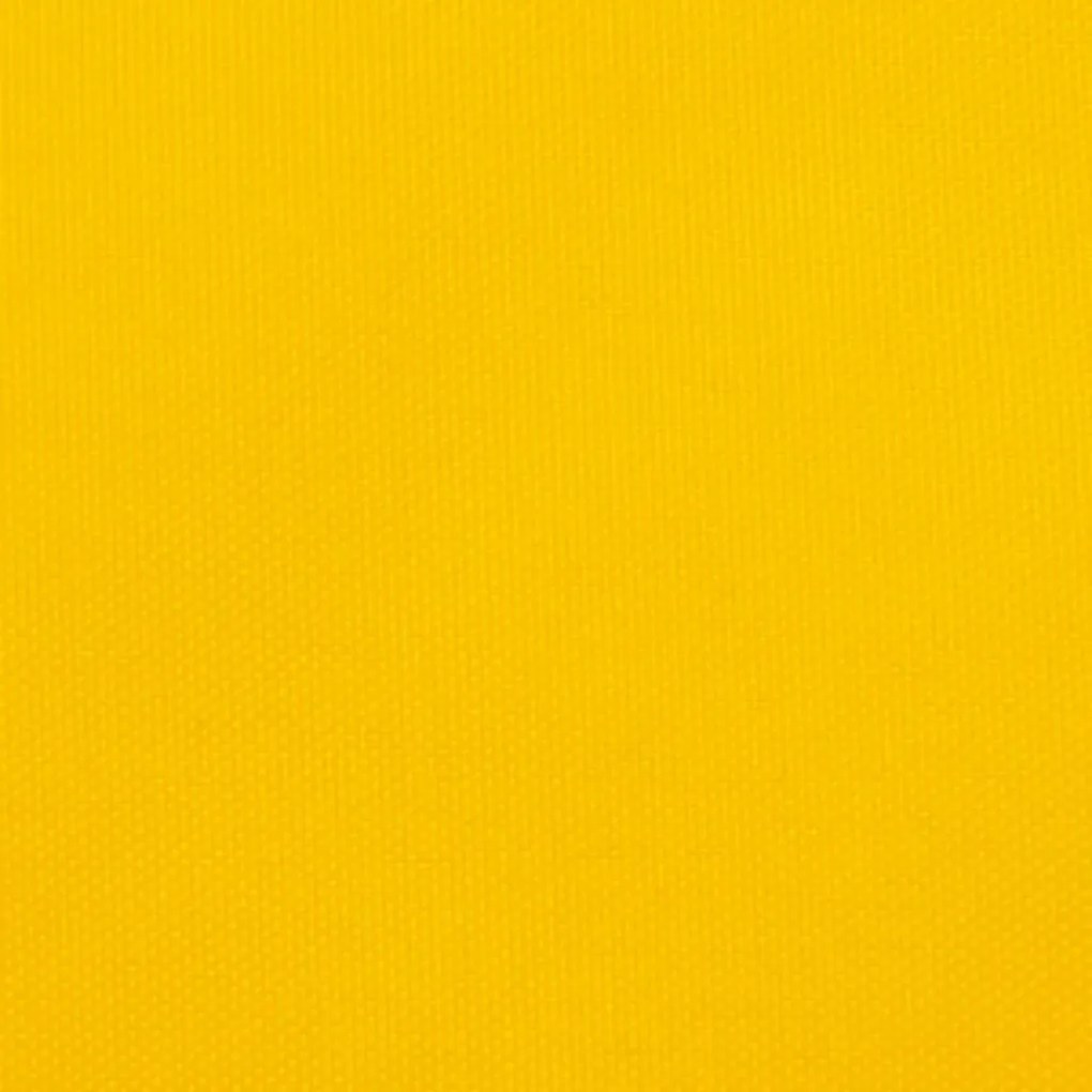 Para-sol estilo vela tecido oxford trapézio 3/5x4 m amarelo