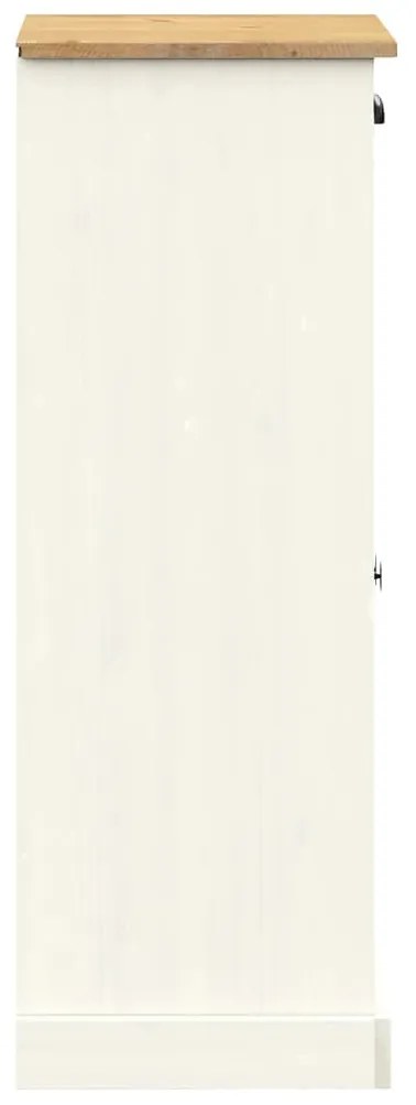 Sapateira VIGO 60x35x96 cm madeira de pinho maciça branco