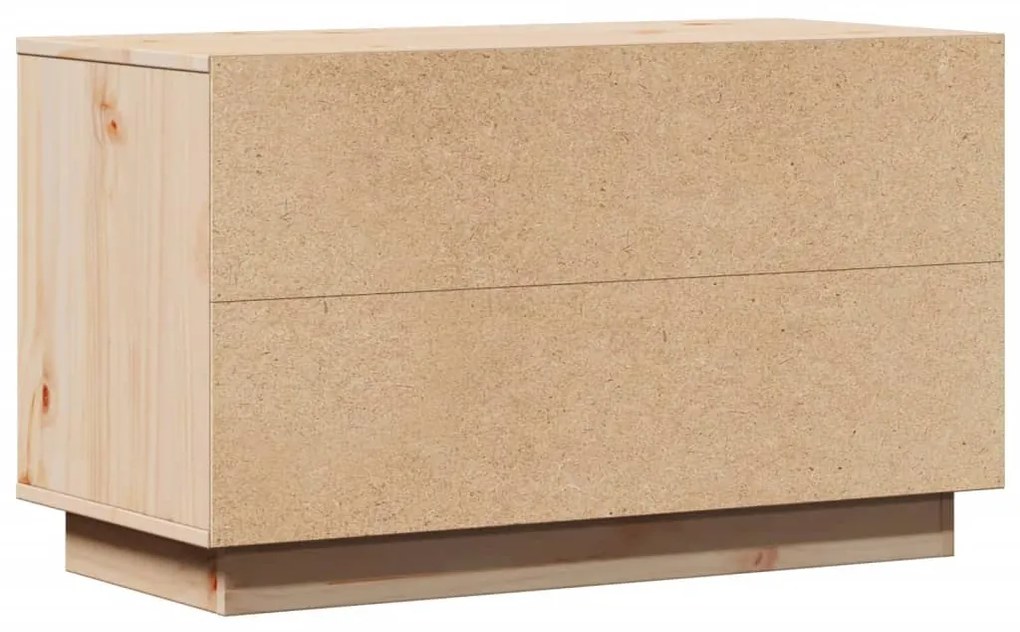 Móvel de TV 74x35x44 cm madeira de pinho maciça