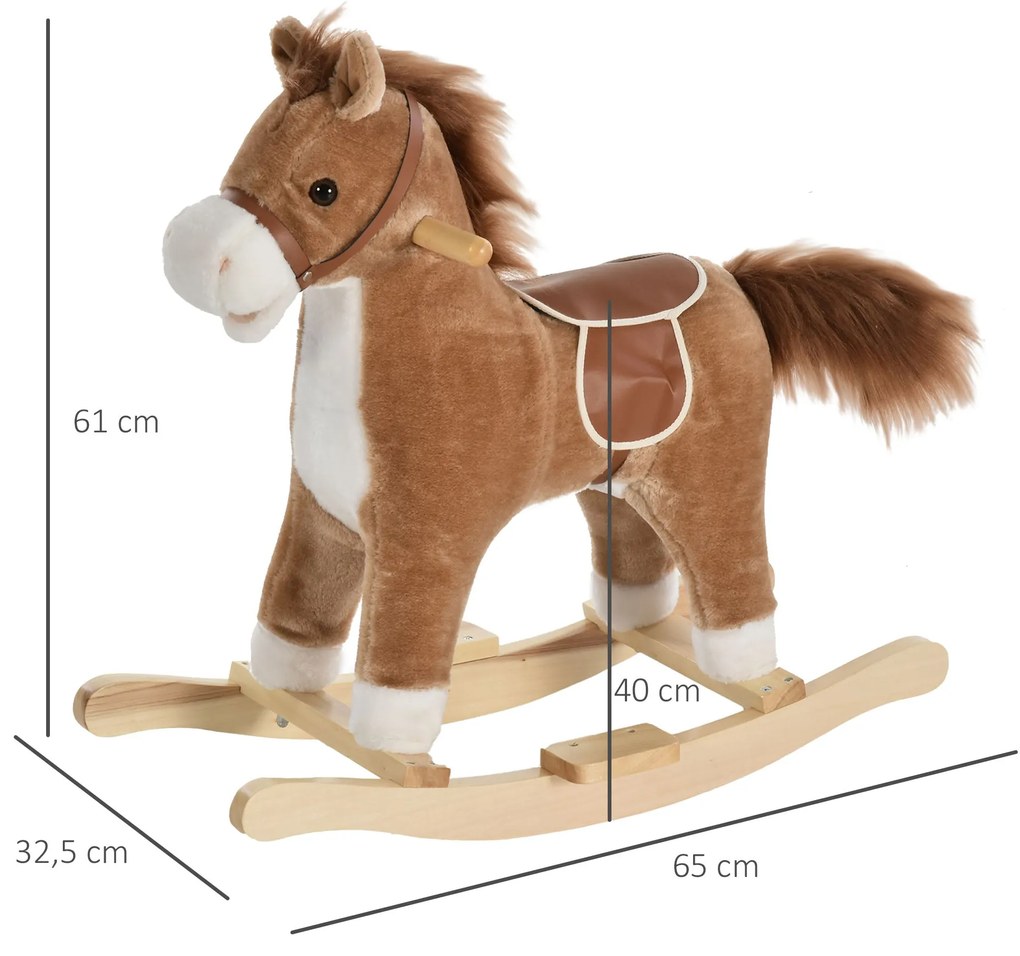 Cavalo de balanço para crianças acima de 36 meses Brinquedo de balanço