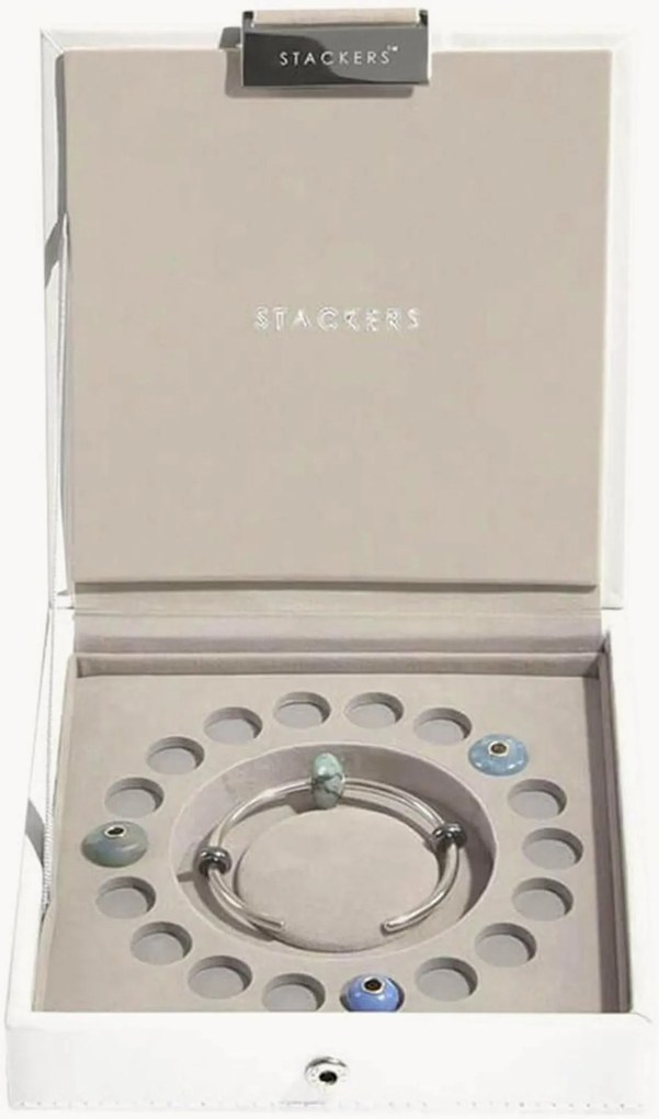 Caixa para joias Charm White