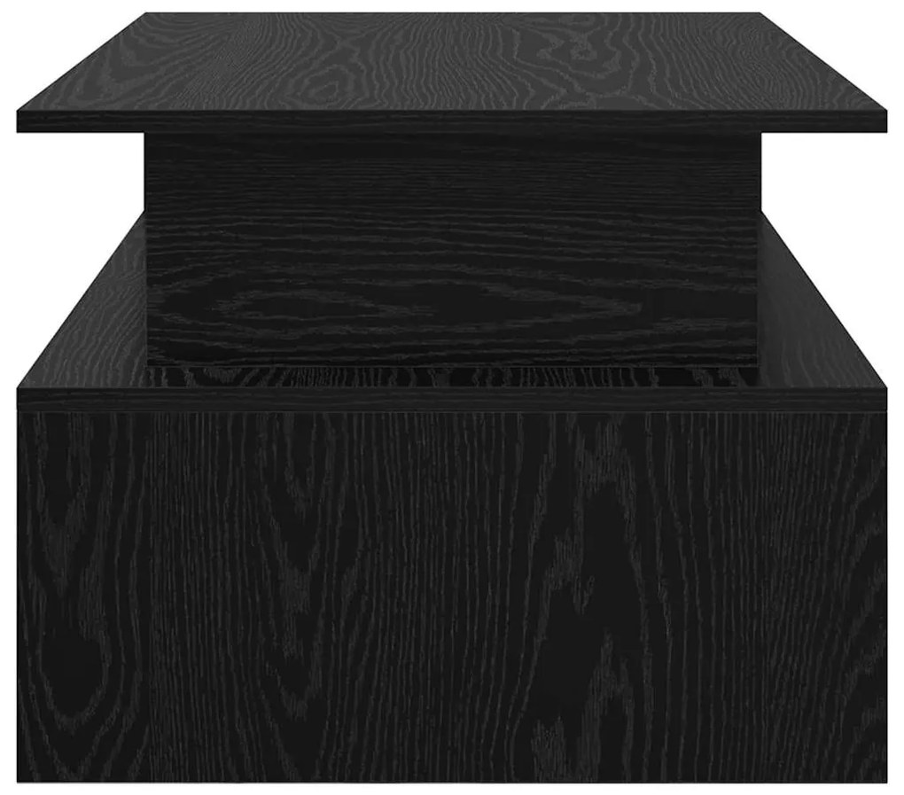 Mesa de centro com prateleira Outros Carvalho preto 90 x 55 x 42.5 cm
