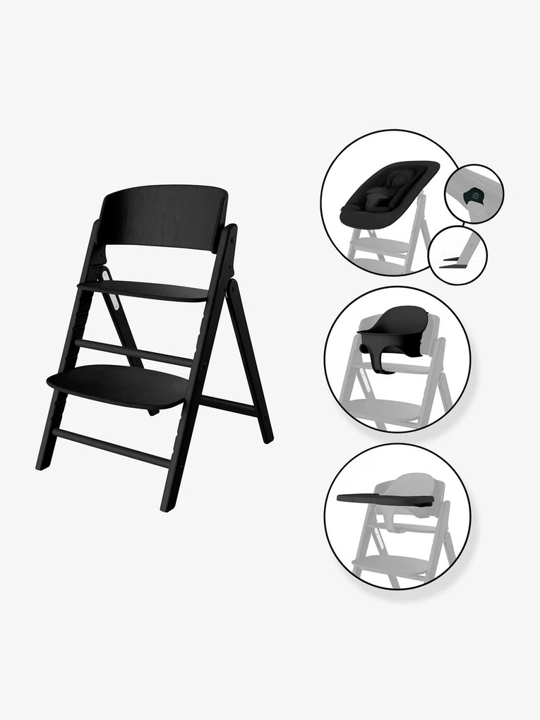 Cadeira alta, Click & Fold da CYBEX preto